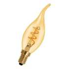 Bailey - spiraled Mary Flamme Coup De Vent C35 E14 2.2W 1900K Or 130lm (14W) Gradable