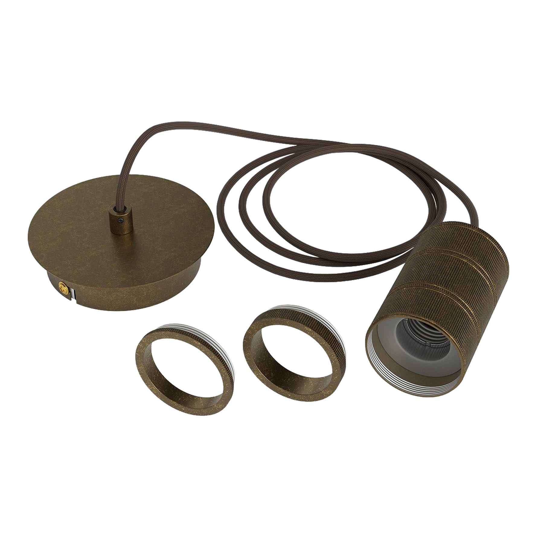 Bailey - CAL Retro Suspension 1x2M E27 Bronze Antique