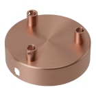 Bailey - CAL Rosace Metal Cuivre mat 3 sorties dia 100mm