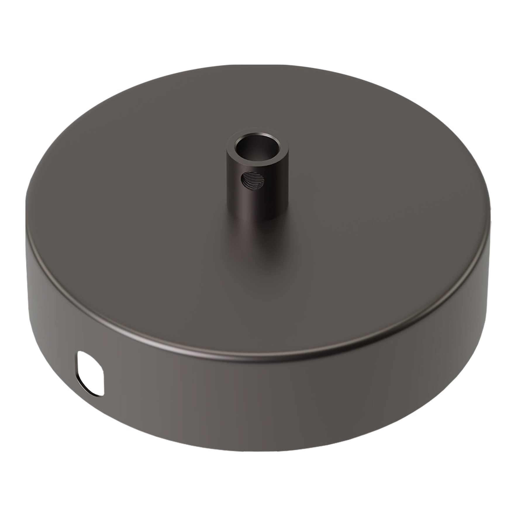 Bailey - CAL Rosace Metal Noir mat Pearl 1 sortie dia 100mm