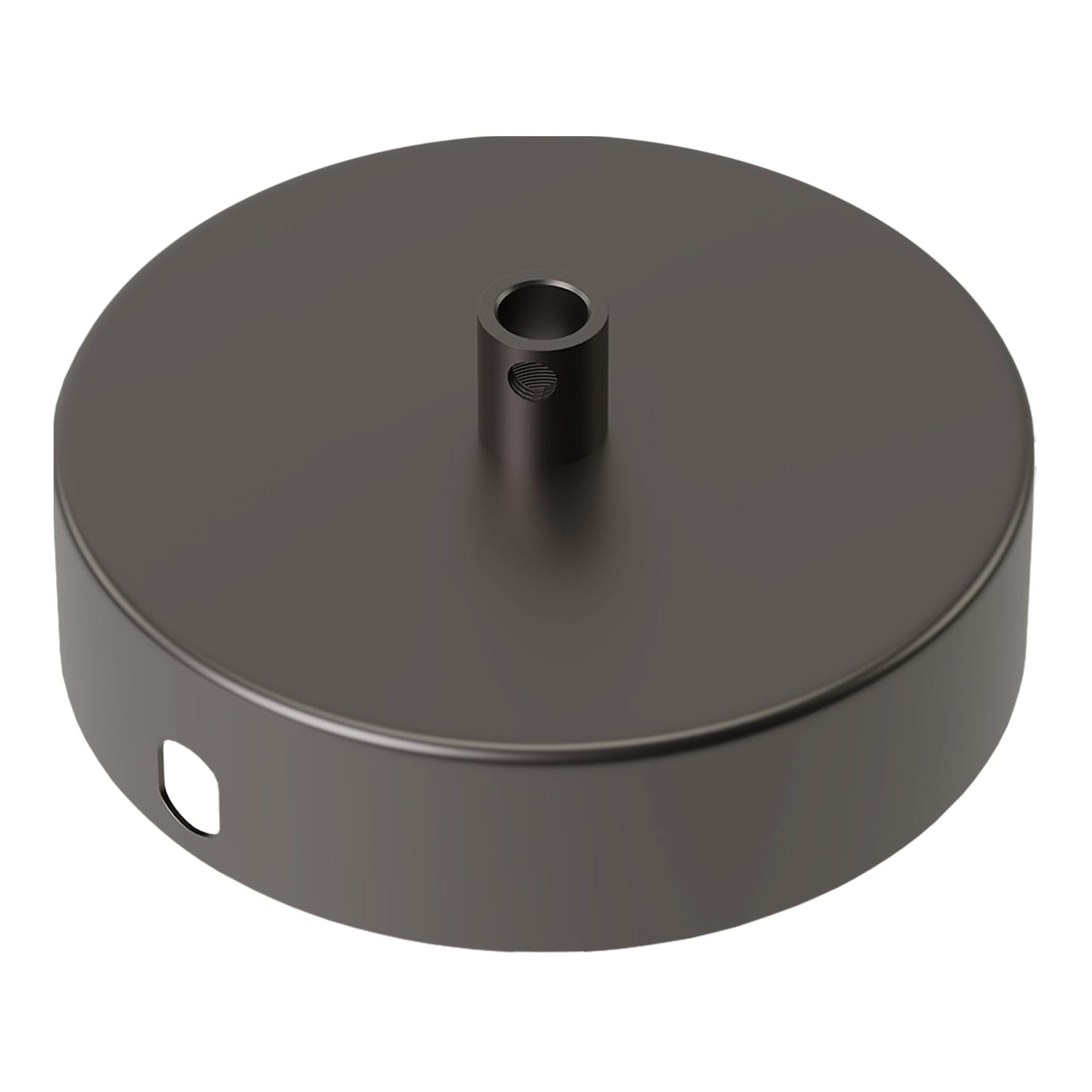 Bailey - CAL Rosace Metal Noir mat Pearl 1 sortie dia 100mm
