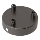 Bailey - CAL Rosace Metal Noir mat Pearl 3 sorties dia 100mm