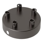 Bailey - CAL Rosace Metal Noir mat Pearl 5 sorties dia 100mm