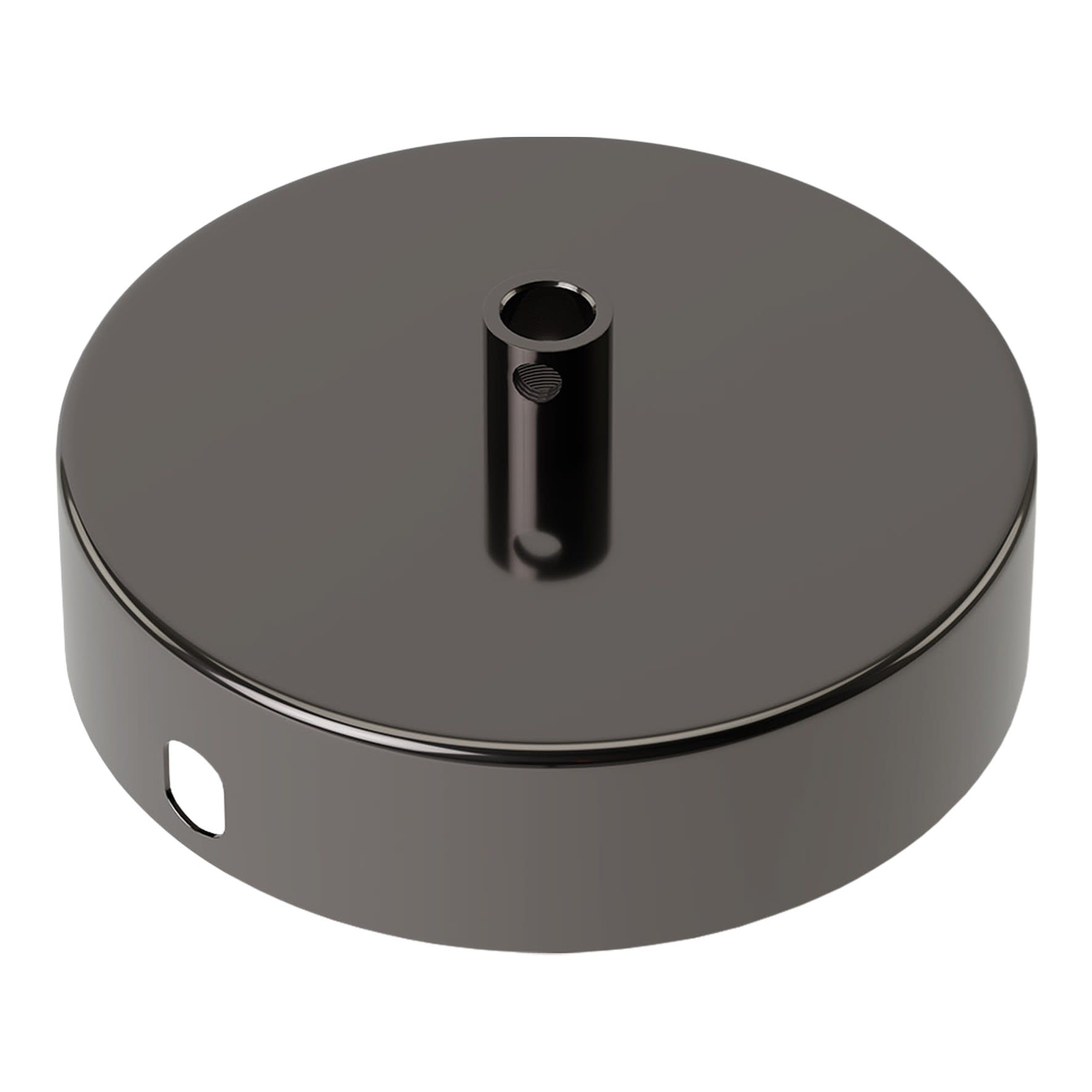 Bailey - CAL Rosace Metal Noir Brillant Pearl 1 sortie dia 100mm