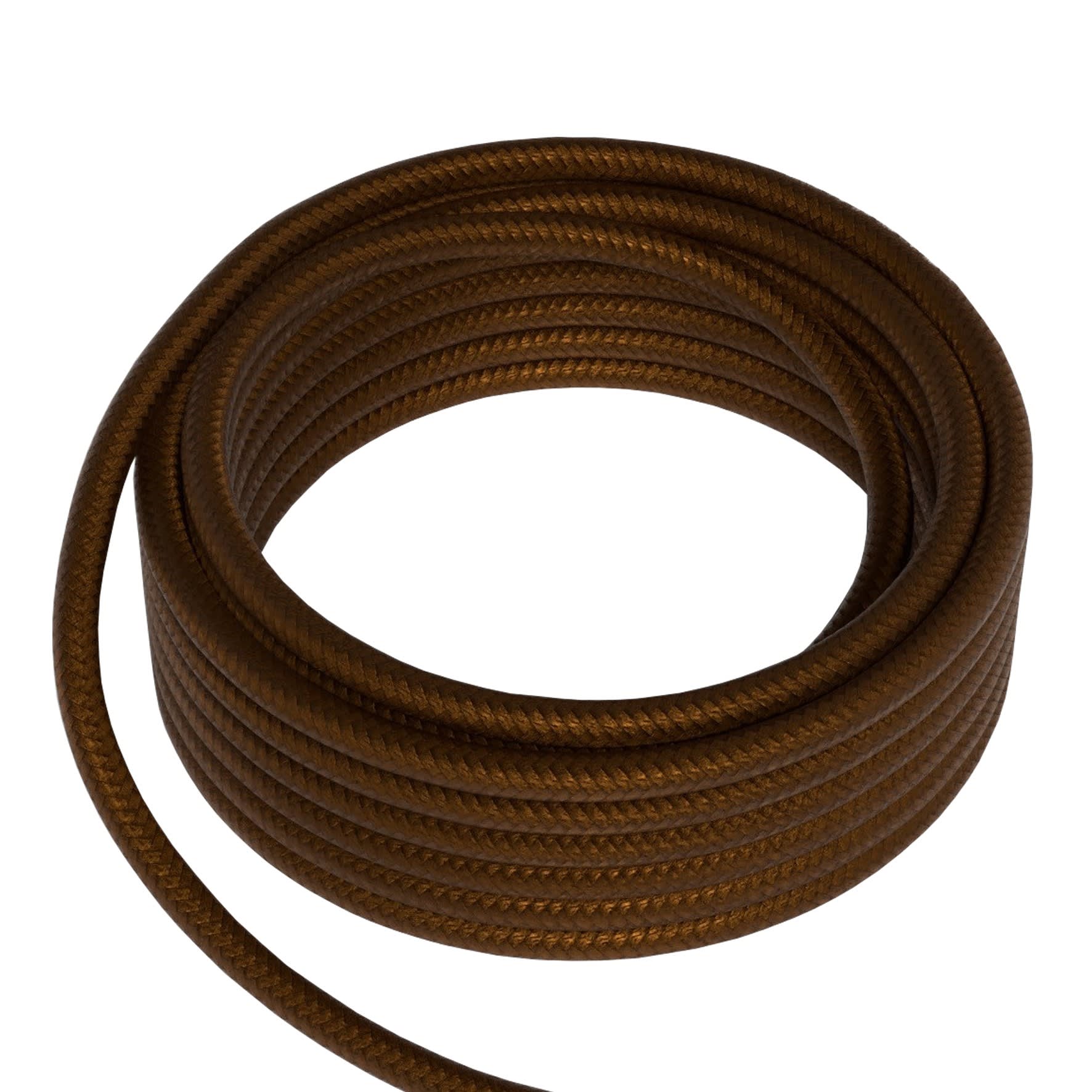 Bailey - CAL Câble Textile 2x0.75mm² 3 mètres Marron
