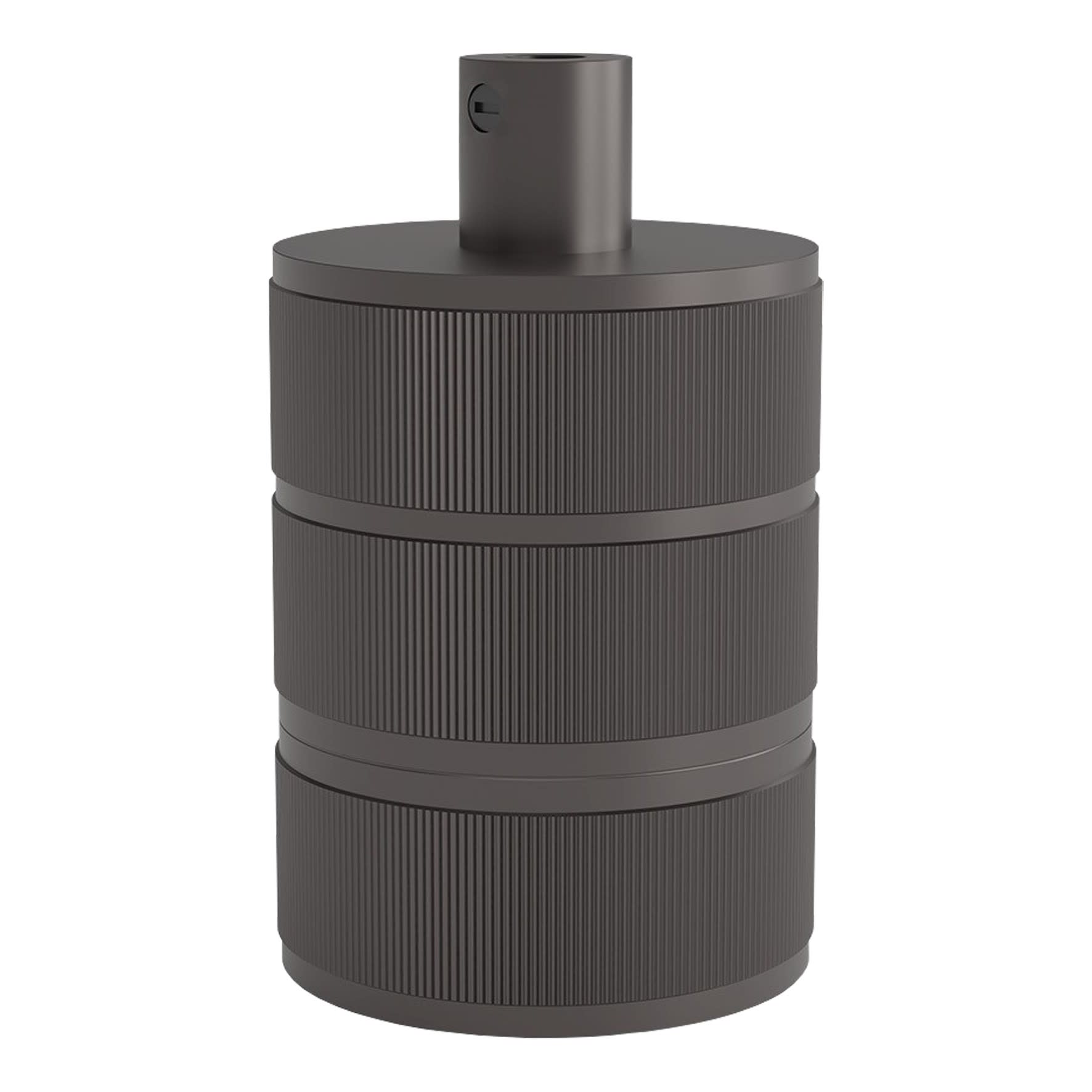 Bailey - CAL Douille E27 Aluminium Satin Pearl Noir 48x63mm Cylindre max 250V