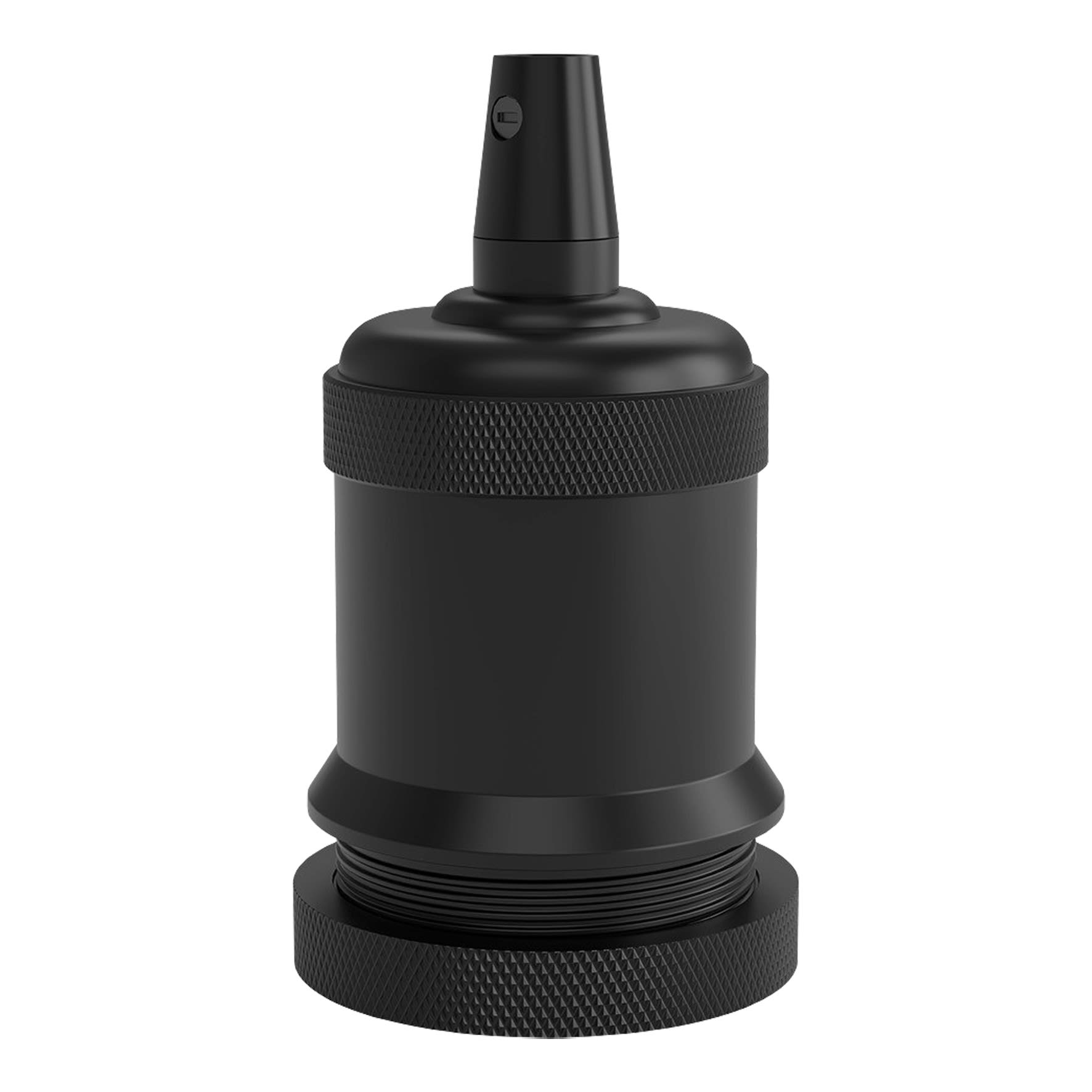 Bailey - CAL Douille E27 Alu Satin Noir 50x71mm serre-câble M-003 max 250V-60W