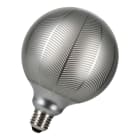 Bailey - LED Orient Palm Globe G125 E27 4W 2700K Argent 280lm Gradable 230V-240V 360°