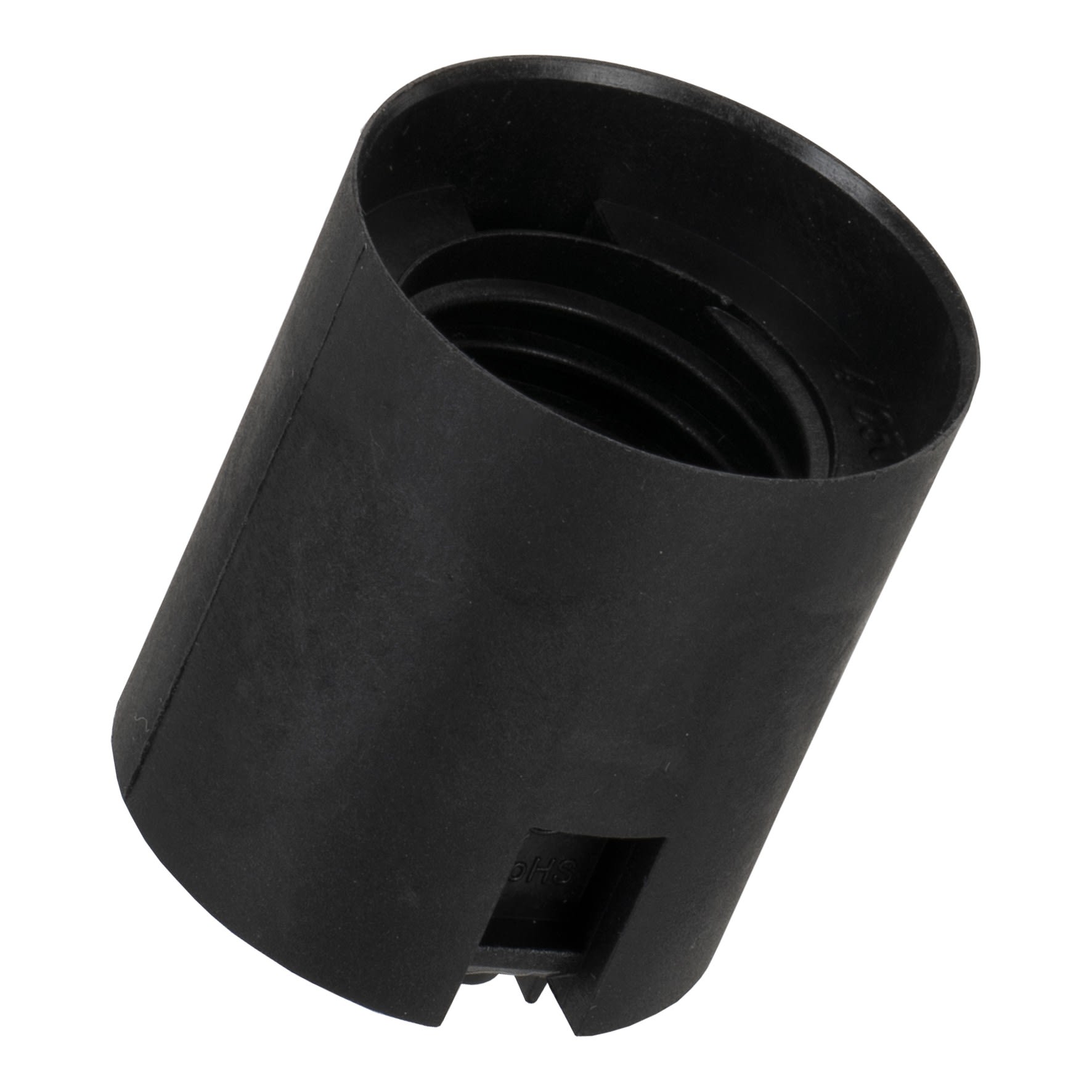 Bailey - Douille E27 Thermoplastique Plug-In Noir Chemise lisse 38x45mm pour chantier
