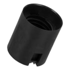 Bailey - Douille E27 Thermoplastique Plug-In Noir Chemise lisse 38x45mm pour chantier