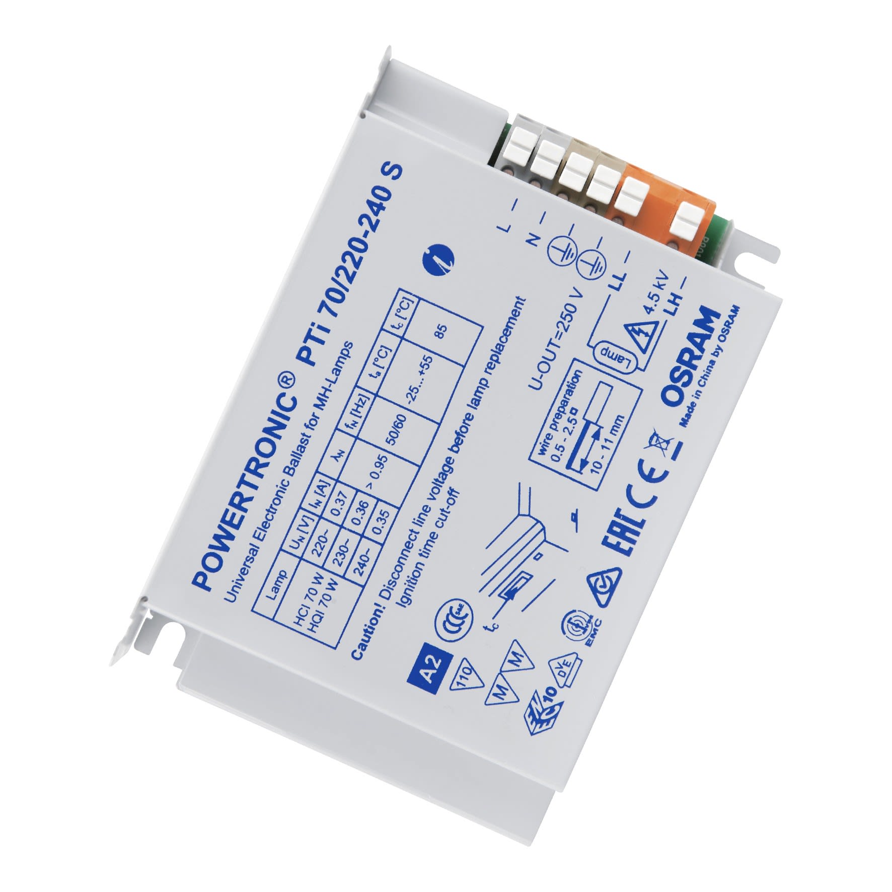 Bailey - LEV Ballast électronique POWERTRONIC® INTELLIGENT PTi S iodures 70W/220-240V