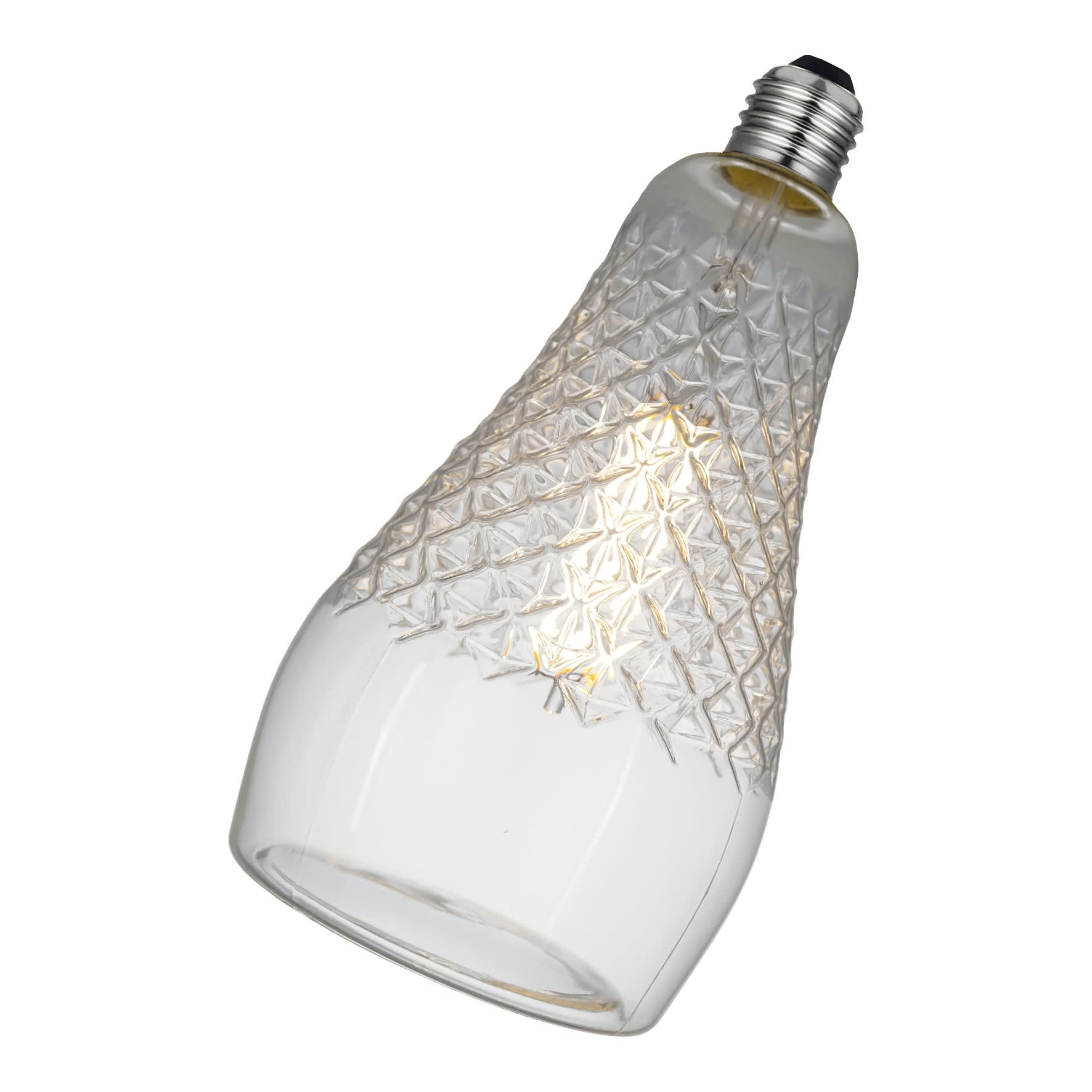Bailey - BEE Lampe LED Cristal I110 E27 6W 2200K Clair 600lm Gradable 230V-240V 110x207mm