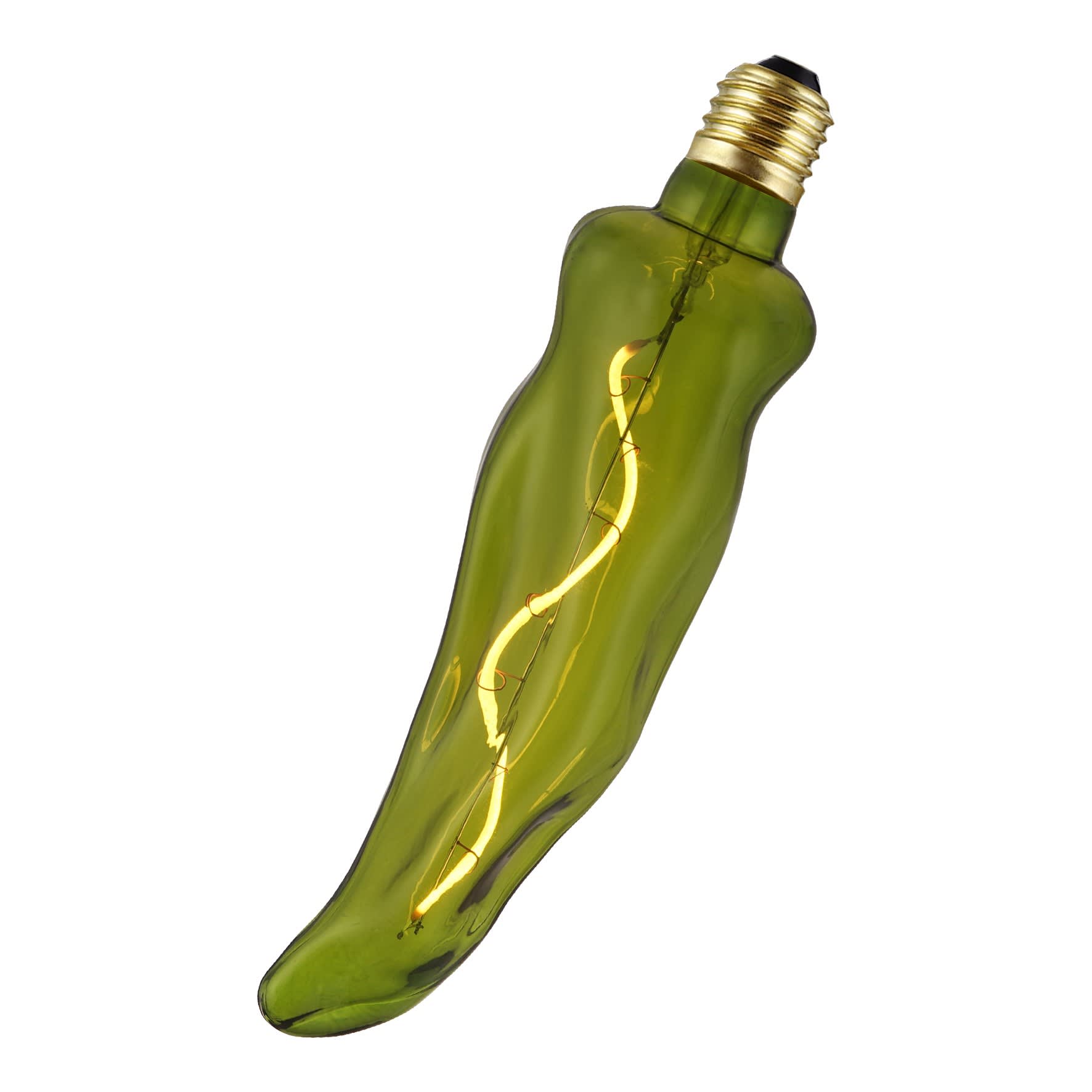 Bailey - BEE LED Filament Piment E27 5W Vert 90lm Gradable 230V-240V 90x330mm Lampe LED