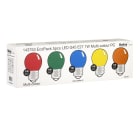 Bailey - EcoPack 5pcs LED Party G45 E27 1W Multicolore Rouge, Vert, Bleu, Jaune