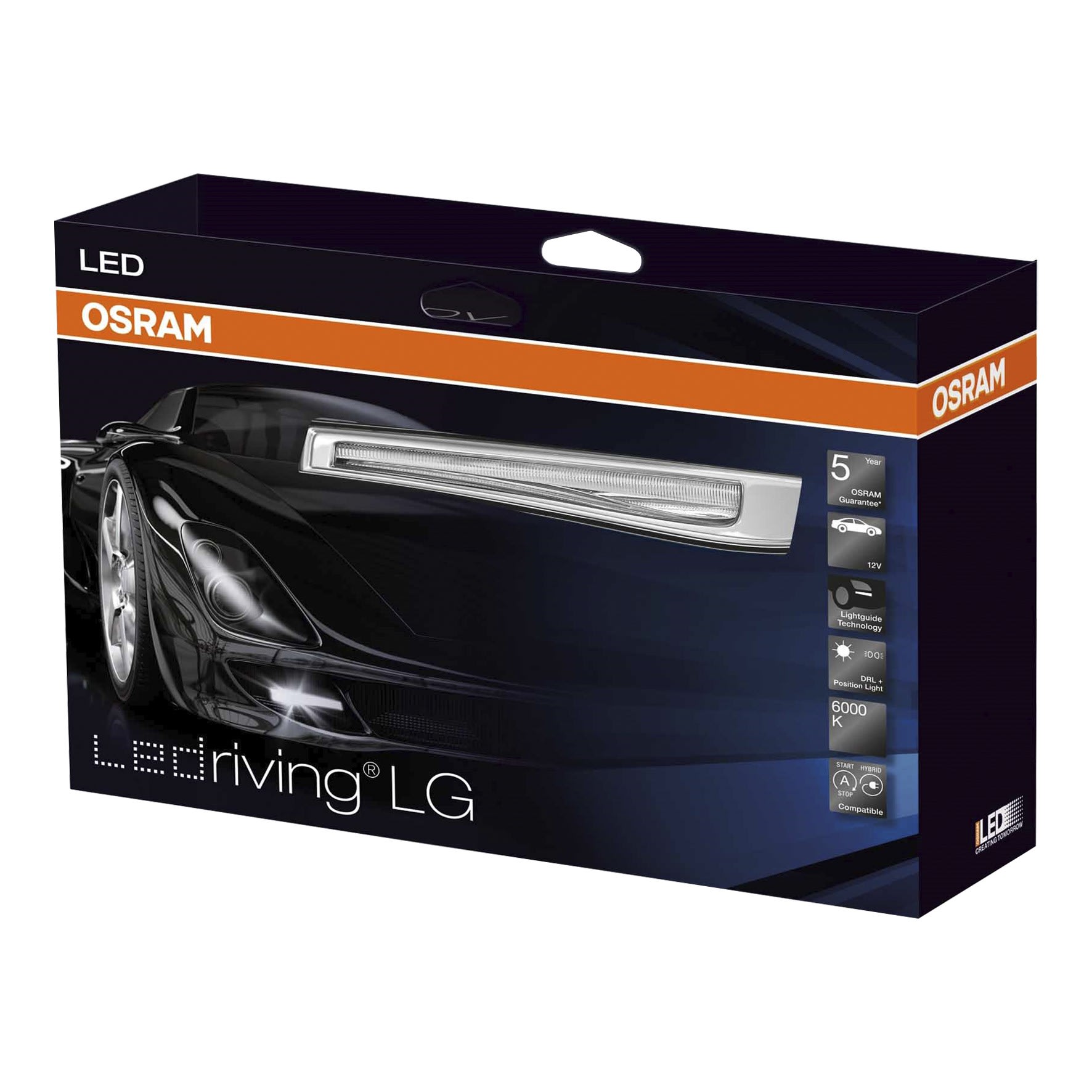 Bailey - OSR LEDDRL102 CL15 12V 4X1 Kit 4 LED pour voiture 42X167mm 6000K E4 ECE R87, R7
