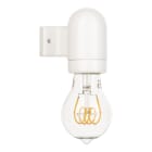 Bailey - Applique Porcelaine à angle droit E27 Blanche 2x0.75mm² Classe 2 sans lampe