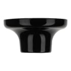 Bailey - Plafonnier Porcelaine E27 Noir 100x52mm 2x0.75mm²-2.5mm² Classe 2 Max 60W