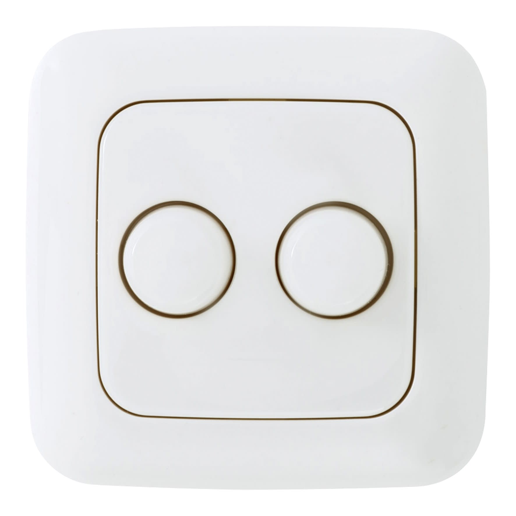 Bailey - ECO DIM ED-100003 Bouton de variateur (duo) Busch-Jaeger Reflex SI cache Blanc
