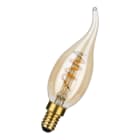 Bailey - Spiraled Basic Flamme Coup De Vent C35 E14 3W 2000K Or 165lm (18W) Gradable