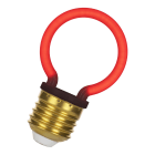 Bailey - LED Party ampoule Neon G45 E27 2W Rouge 50lm 230V-240V 360° 50x80mm