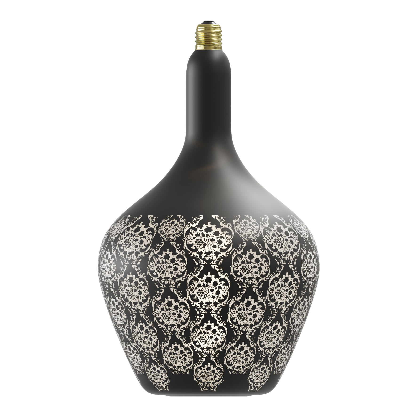 Bailey - CAL LED Baroque Versailles E27 215x362mm 5W 1800K 30lm Noir Gradable