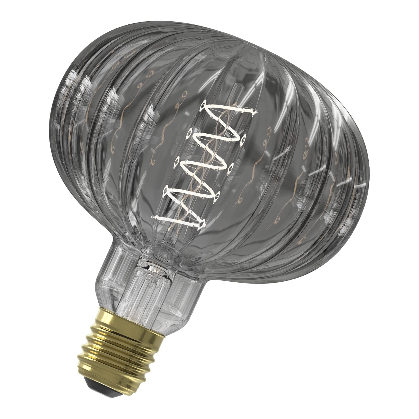 Bailey - CAL LED Fil Metz G125 E27 125x145mm 240V 4W 70lm 2200K Gris fumé Gradable
