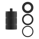 Bailey - BEE Douille en Aluminium Noir mat 60x100mm ajustable 3 anneaux M10 Max 60W
