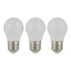 Bailey - EcoPack 3pcs Ecobasic LED Sphérique G45 E27 3W 2700K Opale 250lm (25W) 230V