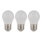 Bailey - EcoPack 3pcs Ecobasic LED Sphérique G45 E27 3W 2700K Opale 250lm (25W) 230V
