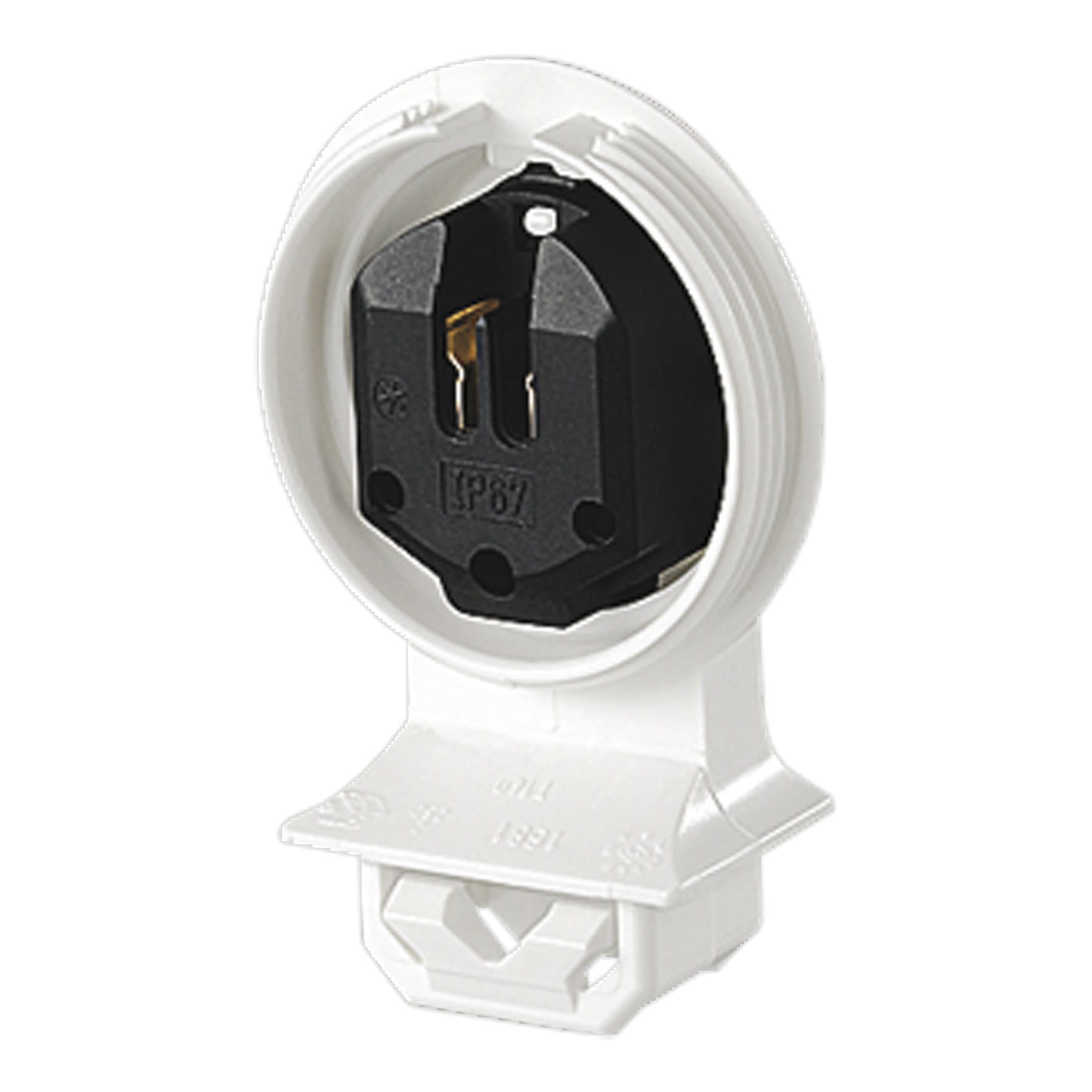 Bailey - BJB 27.660.U806.50 Douille encliquetable G5 Blanche étanche IP67