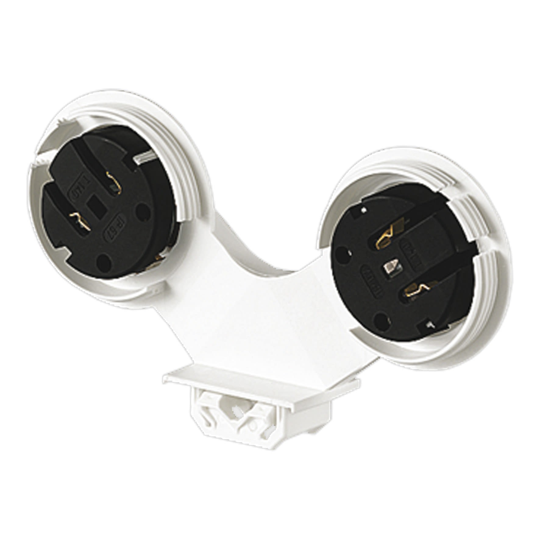 Bailey - BJB 27.241.U301.81 Douille encliquetable 2x G13 Grise étanche IP67