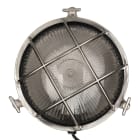 Bailey - Hublot AHOI E27 Alu Nickel Rond IP64 Extérieur Classe 1 Max 60W Câble 50cm