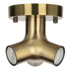 Bailey - Plafonnier / Applique murale en Métal Trio E27 bronze antique CLI 130x125mm