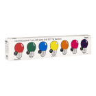 Bailey - EcoPack 7 ampoules LED Party couleurs panachées G45 E27 1W Arc-en-ciel