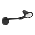 Bailey - Projecteur LED sur tige Asymétrique 16W 1800lm Ra70 3000K 130°x50° Noir