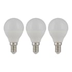 Bailey - EcoPack 3pcs Ecobasic LED Sphérique G45 E14 5.5W 2700K Opal 470lm (40W) 230V