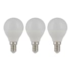 Bailey - BAI EcoPack 3pcs Ecobasic LED Sphérique G45 E14 5.5W 2700K Opal 470lm (40W) 230V