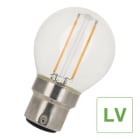 Bailey - LED Filament Sphérique G45 B22d 12V-24V AC/DC 2W (21W) 200lm 2700K Clair