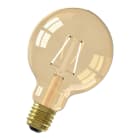 Bailey - CAL LED Filament G95 E27 240V 2W (15W) 136lm 2100K Or