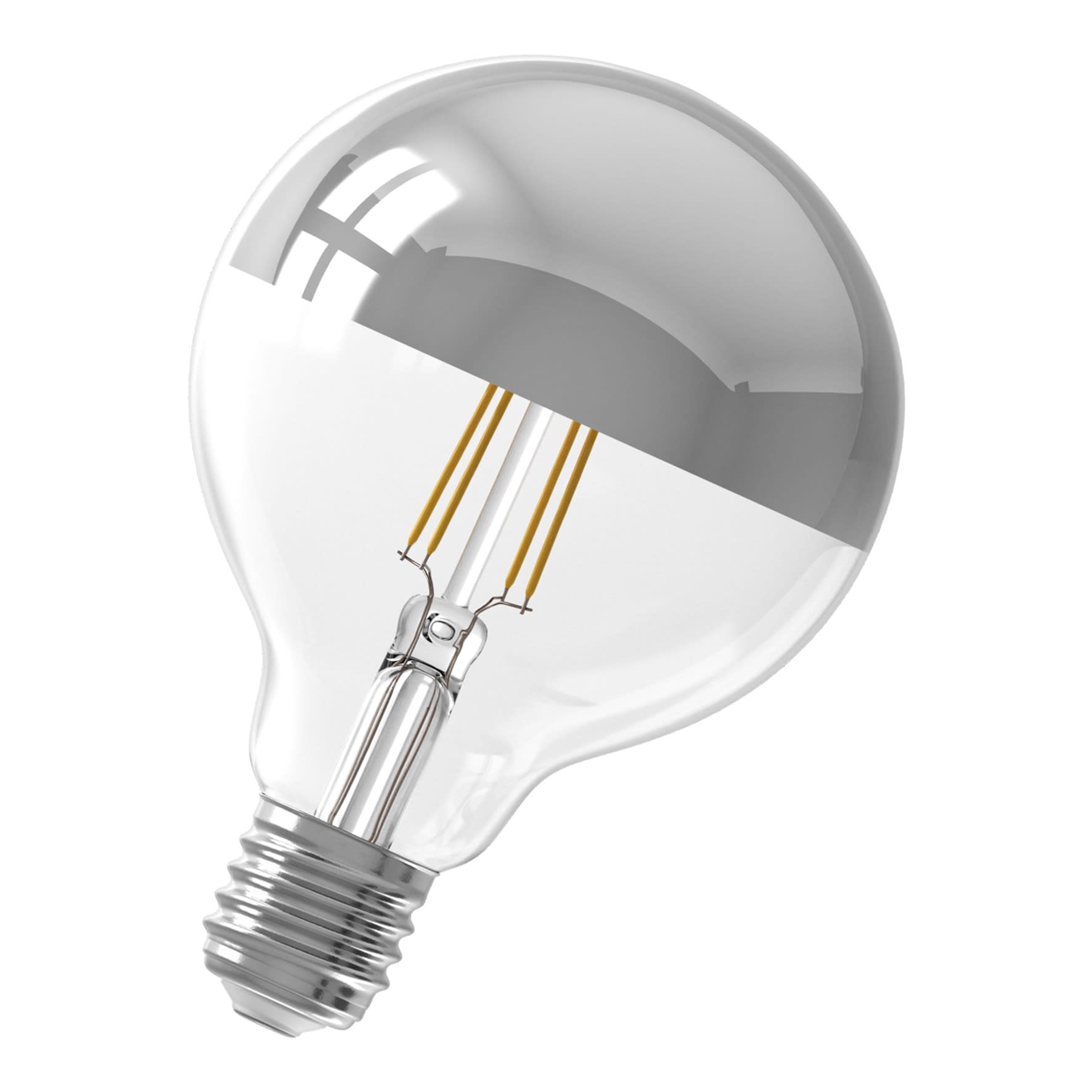 Bailey - CAL LED Filament G95 E27 240V 3.5W (25W) 250lm 2300K Calotte Argentée Gradable