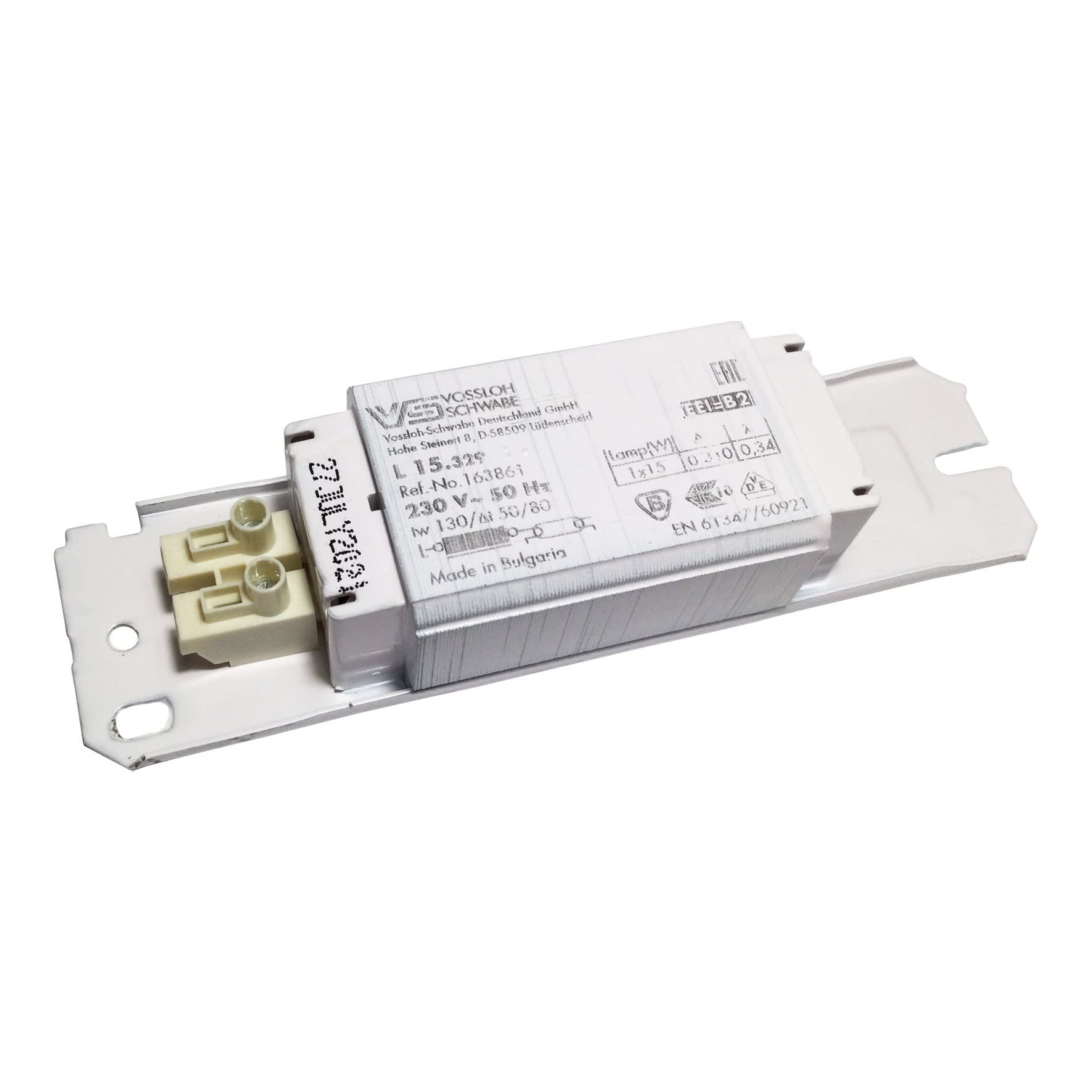 Bailey - VS 163861 Ballast conventionnel ferro. LN15.329 1x15W - 1x18W 230V-50Hz 28x155mm