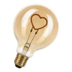 Bailey - LED Silhouette C?ur G95 E27 2W 90lm (10W) 2000K IRC90 Or 320° 220-240V