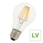 Bailey - LED Filament A60 E27 24V-28V AC/DC 6W 690lm (53W) 2700K Clair 60x105mm Gradable