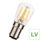 Bailey - LED Filament Poirette 26X62mm Ba15d 24V AC/DC 2W 180lm (18W) 2700K Claire