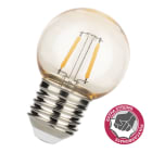 Bailey - LED Filament Safe Sphérique G45 E27 2W (12W) 100lm 2200K Or 230V-240V 320°