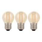 Bailey - EcoPack 3pcs LED Filament Sphérique G45 E27 1W 2200K Or 90lm (10W) 230V-240V
