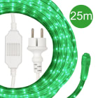Bailey - RoBust LED Rope ruban chantier 25m 170lm/m Vert 120° IP65 12x6mm + câble 1,5m