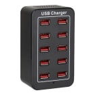 Bailey - Chargeur USB 10 sorties 50W 5V - Cordon secteur 1.5m inclus