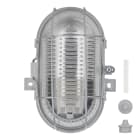 Bailey - Hublot RoBust E27 Oval S Gris IP44 IK06 170x125x115mm Max 60W non-lampé