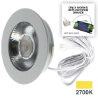 Bailey - ECO DIM ED-10044 Spot / Downlight 3W LED 2700K 90° IP54 62x14mm Rond blanc